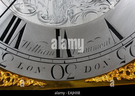 Antique grandfather clock Stock Photo