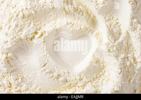 Finely ground flour suitable for cake recipes Stock Photo