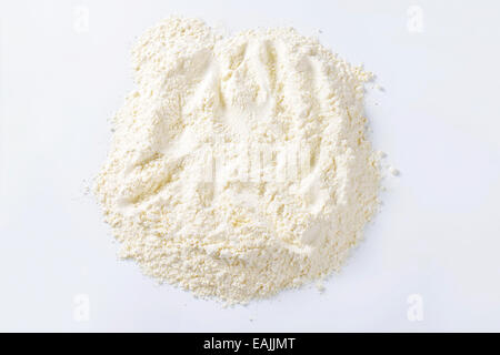 Pile of finely ground flour suitable for cake recipes Stock Photo