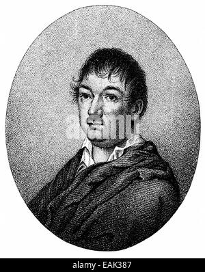 Leandro Fernández de Moratín, 1760 - 1828, a Spanish poet and playwright, Portrait von Leandro Fernández de Moratín, 1760 - 1828 Stock Photo