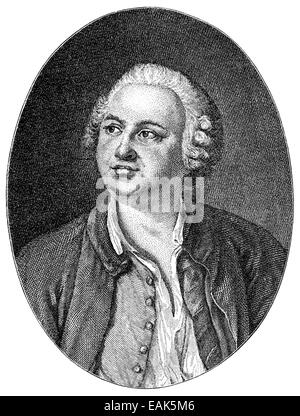 Mikhail Vasilyevich Lomonosov - portrait of the Russian author ...