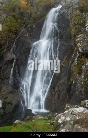 Aber Falls, Gwynedd, north Wales Stock Photo