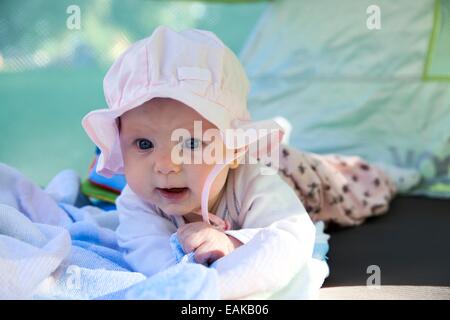 Baby, 4-5 months old, Germany Stock Photo