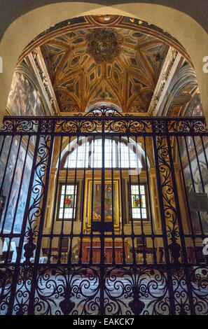 Italy, Milan, the Sant'Ambogio church interior Stock Photo