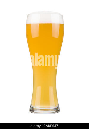 White beer glass Stock Photo