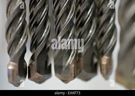 Stone drills in a store in Germany, City of Osterode, 13. November 2014. Photo: Frank May Stock Photo