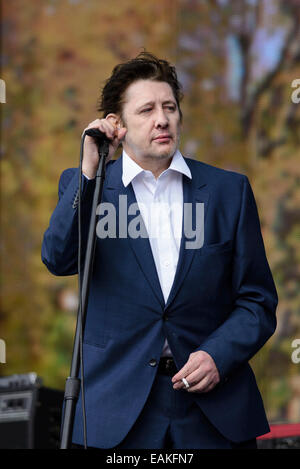 London, UK, 05/07/2014 : The Pogues play British Summertime Hyde Park. Persons Pictured: Shane MacGowan. Picture by Julie Edwards Stock Photo