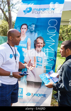 Miami Florida,Hialeah,Amelia Earhart Park,Kozyak Annual Minority Mentoring Picnic,networking,work,law firm,judges,lawyers,law students,bar association Stock Photo