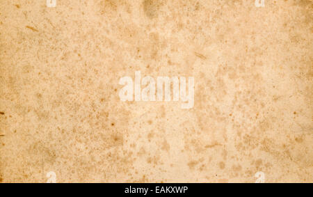 high resolution scan of an old yellowed paper Stock Photo