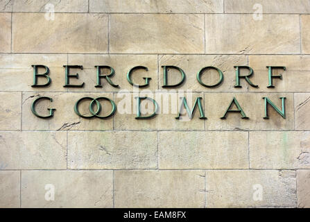 Bergdorf Goodman store in New York City NYC Stock Photo