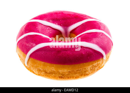 delicious tasty donuts isolated over a white background Stock Photo