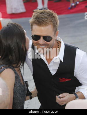 Celebrities attend the world premiere of 'A Million Ways To Die in the West' at Westwood Village Theatre - Outside Arrivals  Featuring: Guest Where: Westwood, California, United States When: 16 May 2014 Stock Photo