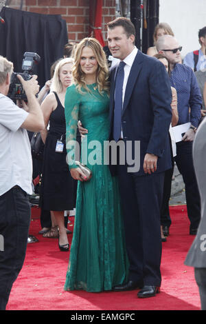 Celebrities attend the world premiere of 'A Million Ways To Die in the West' at Westwood Village Theatre - Outside Arrivals  Featuring: Molly Sims Where: Westwood, California, United States When: 16 May 2014 Stock Photo