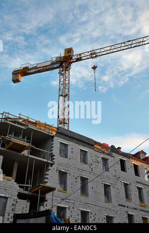 Construction Crane Stock Photo