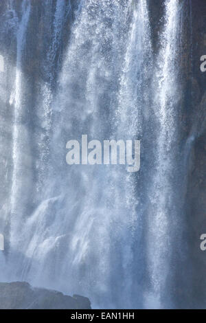 Waterfall close up, NP plitvice lakes, Croatia Stock Photo