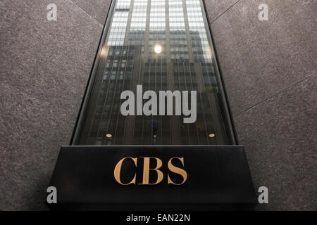 CBS corporation building in New York City Stock Photo