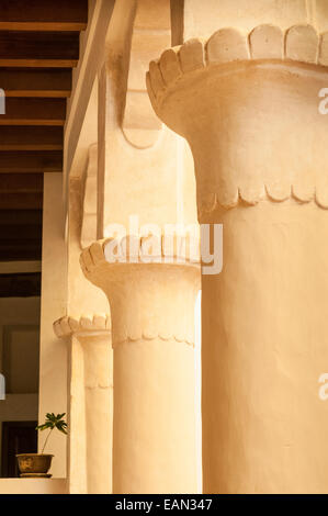 Architectural detail at Sheikh Mohammed Centre for Cultural Understanding in the historic Bastakiya district of Dubai, United Ar Stock Photo