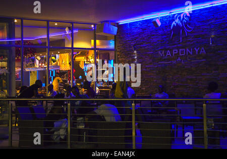 South Africa, Soweto, a coffee bar of the new Maponya shopping center Stock Photo