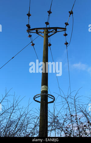 electric wires pole Stock Photo - Alamy