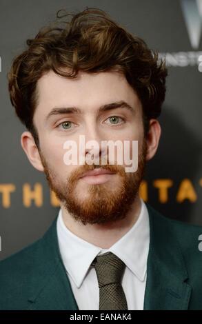 New York, NY, USA. 17th Nov, 2014. Matthew Beard at arrivals for THE IMITATION GAME Premiere, Ziegfeld Theatre, New York, NY November 17, 2014. © Kristin Callahan/Everett Collection/Alamy Live News Stock Photo