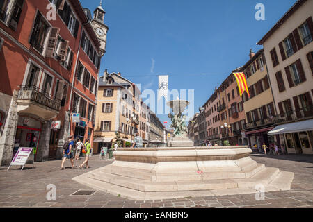 Place Saint-Léger, Chambery, Savoie Rhône-Alpes, France Stock Photo