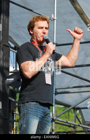 Rock on the Range 2014, eighth year  Featuring: Jim Florentine Where: Columbus, Illinois, United States When: 16 May 2014 Stock Photo