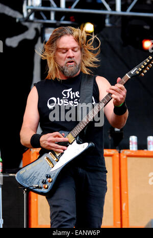 Rock on the Range 2014, eighth year  Featuring: Down Where: Columbus, Illinois, United States When: 16 May 2014 Stock Photo