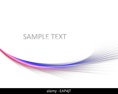 Abstract shape on the white background Stock Photo