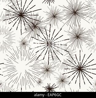 Abstract hand drawn stars seamless pattern texture background. EPS10 vector file organized in layers for easy editing. Stock Photo