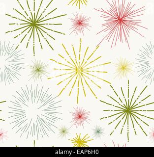 Abstract stars seamless pattern hand drawn texture background. EPS10 vector file organized in layers for easy editing. Stock Photo