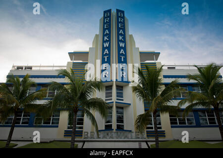 Art Deco buildings. Miami Beach, Florida Stock Photo