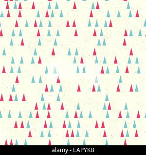 Christmas tree seamless pattern. Vector Stock Photo