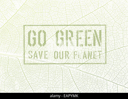 Go Green Concept Stock Photo