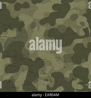 Military camouflage seamless pattern. Vector Stock Photo