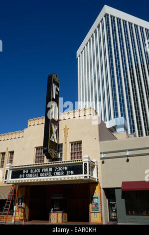 The historix Fox theater in Old Tucson Downtown, Tucson AZ Stock Photo