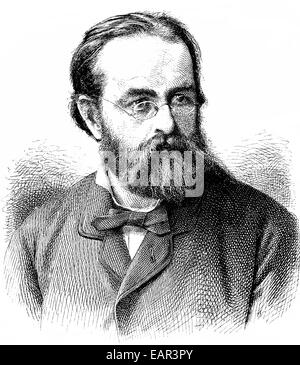 Josef Gabriel von Rheinberger, 1839 - 1901, a German-Liechtenstein composer and music teacher , Portrait von Josef Gabriel von R Stock Photo
