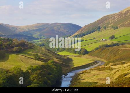 Lune Valley to become part of the Yorkshire dales and Lake District extended National Parks from August 2016. Cumbria, UK. Stock Photo