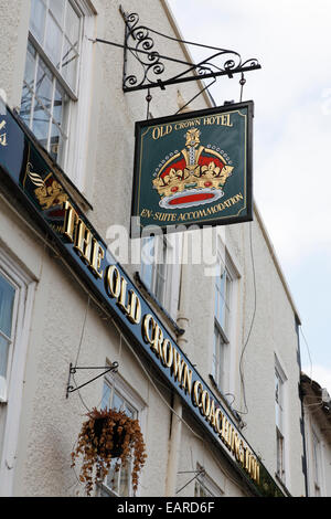 The Old Crown Coaching Inn, Faringdon, Oxfordshire, England UK Stock ...