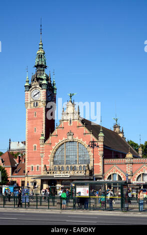 Main station Gdansk Glowny, Gdansk, Pomeranian Voivodeship, Poland Stock Photo