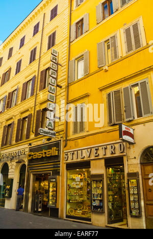 Via Frattina, centro storico, Rome, Italy Stock Photo