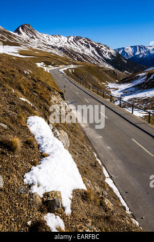 Albula pass road, Engadin, Canton of Graubünden, Switzerland Stock Photo