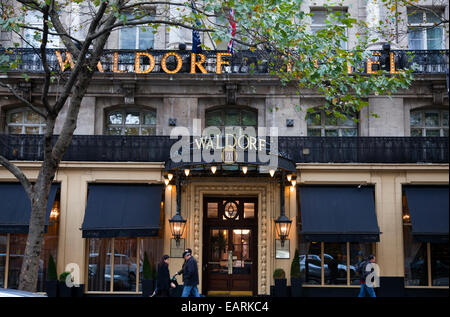 Waldorf Hilton Hotel on Aldwych in London UK Stock Photo