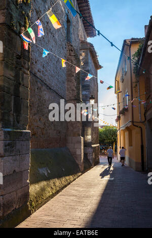 Belorado village in the Way of St. James, Burgos, Spain Stock Photo