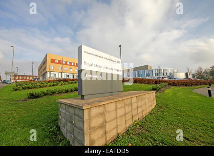 Royal Stoke University Hospital Stoke on Trent, the new name since November 2014 for City General Hospital Stoke-on-Trent Staffs Stock Photo