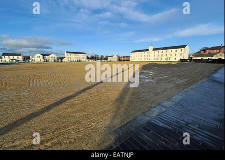 Ebrington Square, Former British Army Barracks, Derry Stock Photo ...