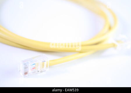 Ethernet plugs Stock Photo