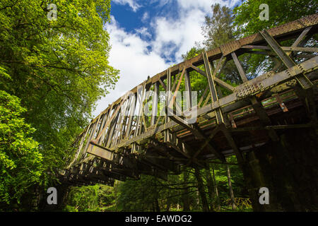 An old railway bridge at Threlkeld, Lake District, UK. Stock Photo