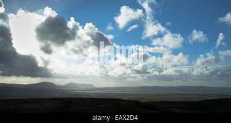 dh Harray Stenness Loch STENNESS MAINLAND ORKNEY SCOTLAND Autumn afternoon landscape skyscape landscapes dramatic rural uk