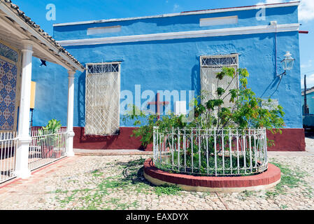 TRINIDAD, CUBA - MAY 8, 2014: Old town of Trinidad, Cuba. Trinidad is a historical town listed by UNESCO as World Heritage, it i Stock Photo