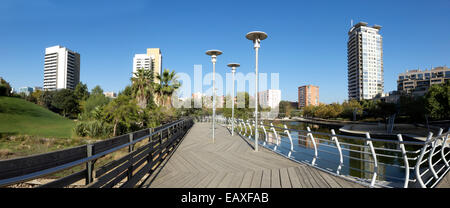 Spain Catalonia Barcelona Parc Park Diagonal-Mar residential apartment Stock Photo